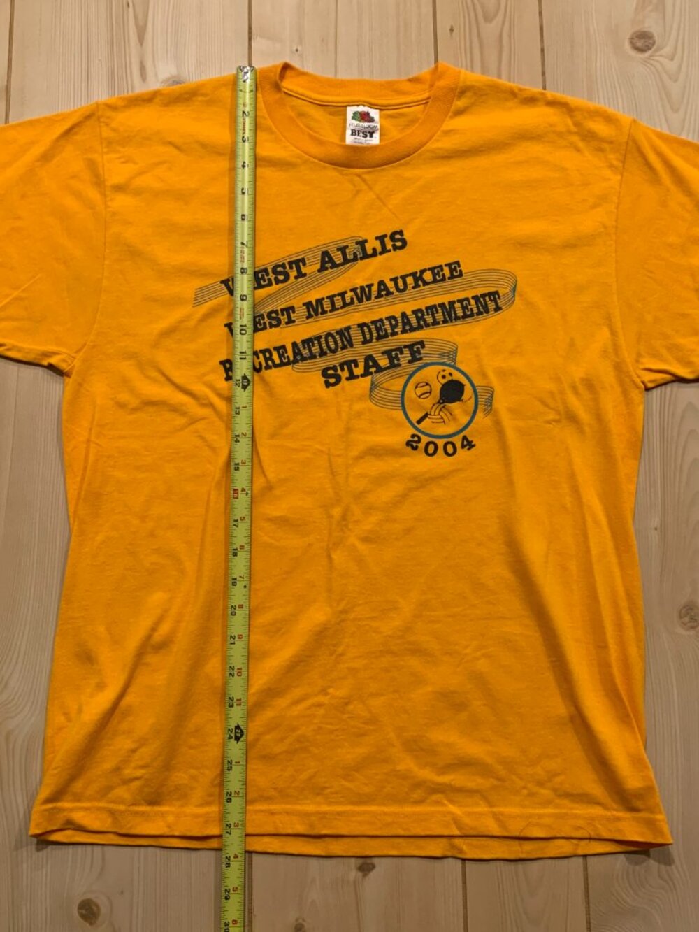 Vintage Y2K West Allis West Milwaukee Recreation Department Staff 2004 T-Shirt L - Picture 5 of 6